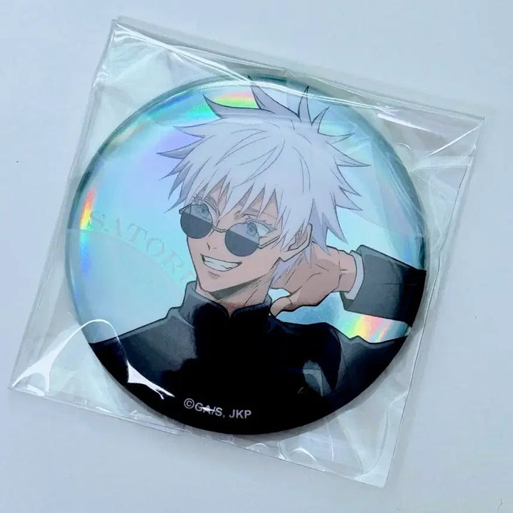 [BUNJANG] Jujutsu Kaisen Jump Festa 2024 Aurora Can Badge - Satoru Gojo / 주술회전 JF2024 점프페스타 회옥옥절 오로라 캔뱃지 - 고죠 사토루