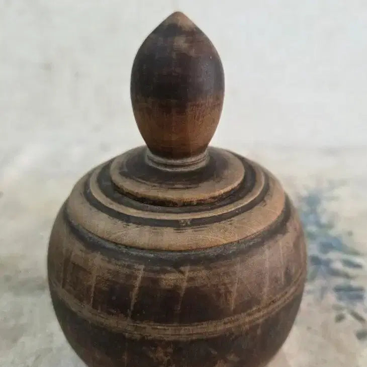 [BUNJANG] 100-Year Old Wooden Tea Caddy / 100년세월의 나무 차통