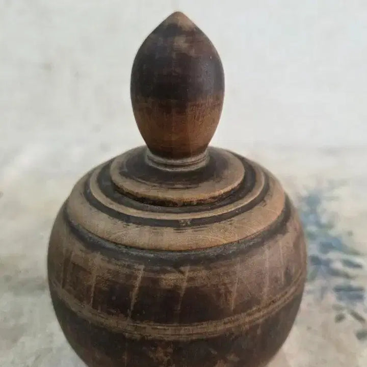 [BUNJANG] 100-Year Old Wooden Tea Caddy / 100년세월의 나무 차통