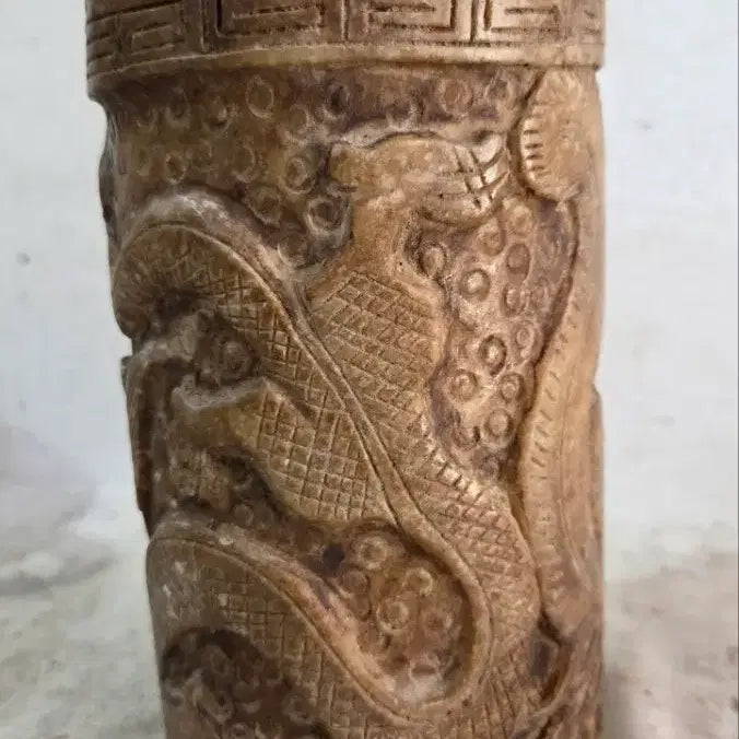 [BUNJANG] 100-Year Old Jade Brush Holder / 100년세월의 옥돌 붓통