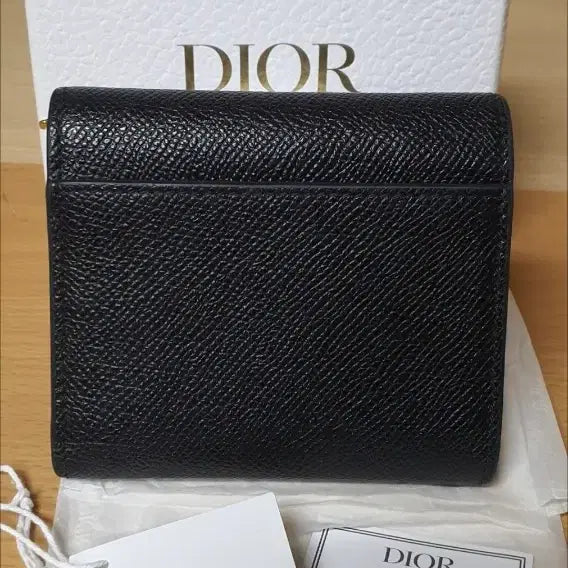 [BUNJANG] Dior Saddle Lotus Wallet Black / 디올 새들 로투스 반지갑/지갑 정품S급(감정O)