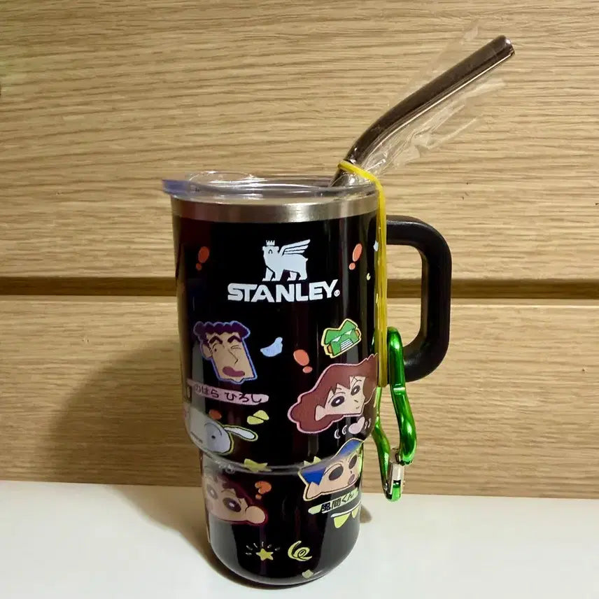 [BUNJANG] Stanley x Shin-chan Collaboration 10cm Keyring / 스탠리 텀블러 검정 짱구 콜라보 키링 10cm