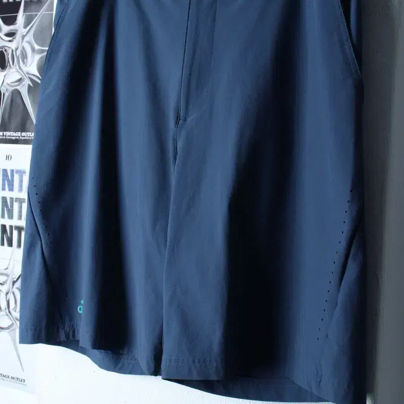 [BUNJANG] Adidas Blue Functional Shorts (L-XL) / (L-XL) 아디다스 반바지 팬츠 기능성 블루 폴리-2641