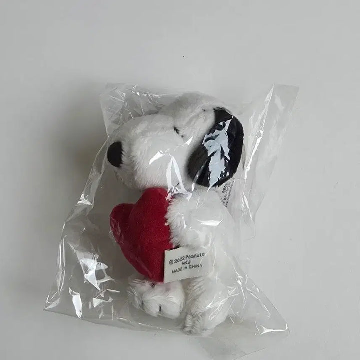 [BUNJANG] Snoopy Heart Plush Keychain / 스누피 하트 인형 키링