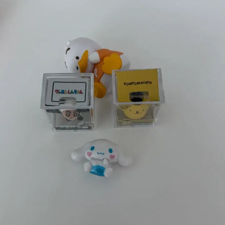 [BUNJANG] Sanrio Characters Rice Ball Figure Set / 산리오 캐릭터즈 피규어 세트 짱구 쌀알 피규어