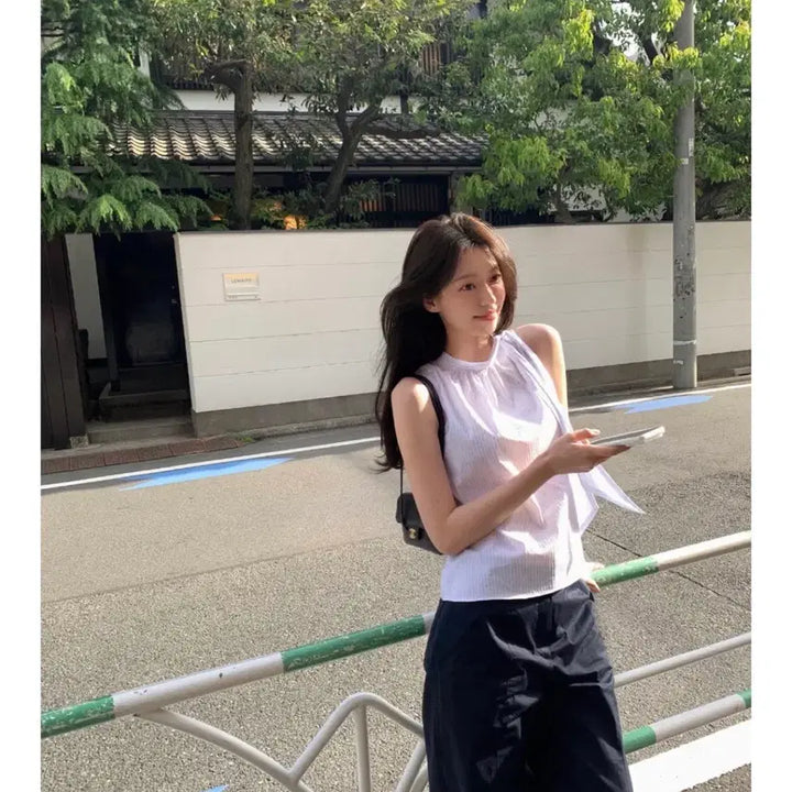 [SOLD OUT] 르플레인 셀리아 타이 블라우스 Selier Tie Blouse