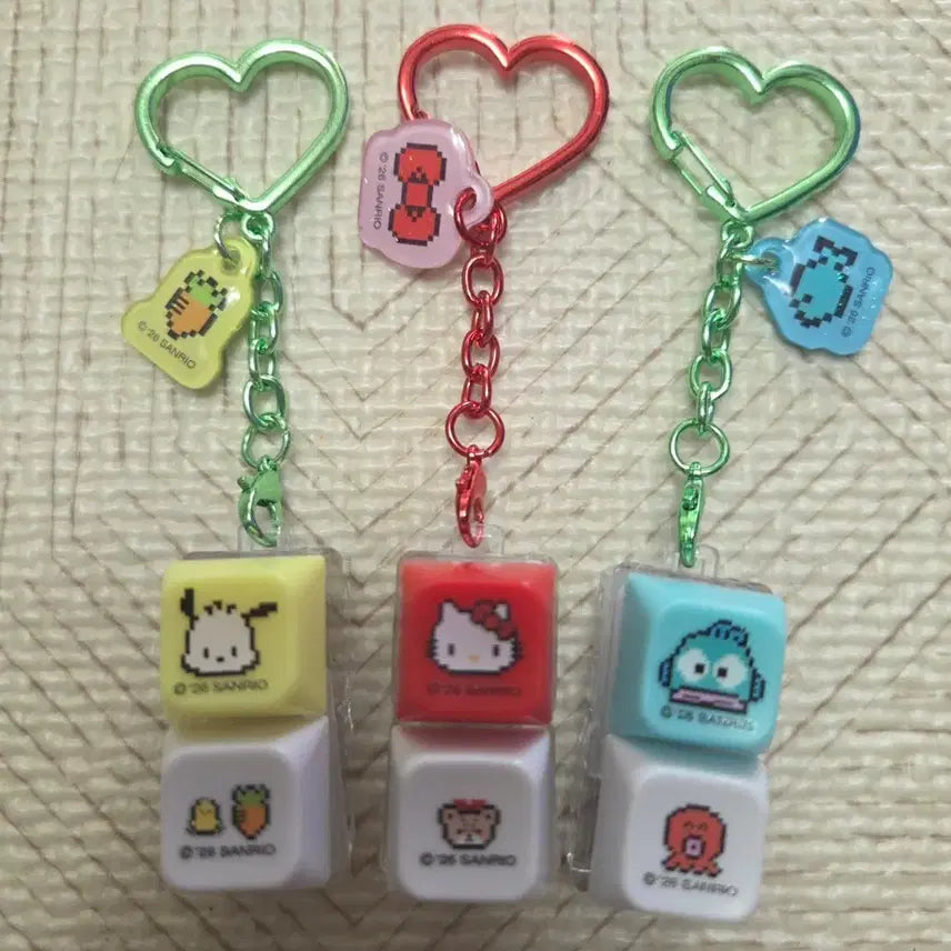 [SOLD OUT] 산리오 led 키캡 키링 새상품 키티 포차코 한교동