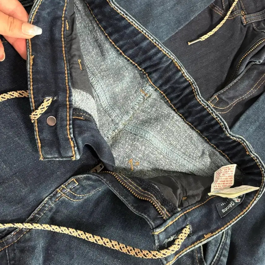 [BUNJANG] Denim Jeans Set / 데님 청바지 뒷밴딩 2벌 세트