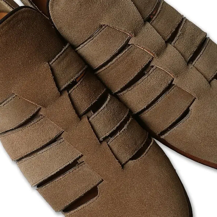 [BUNJANG] Polpetta Suede Classic Gurhka Sandals / 폴페따 [Polpetta] 스웨이드 럭셔리 클래식 구르카 샌들