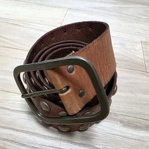 [BUNJANG] Linea Pelle Genuine Leather Belt / LINEA PELLE 통가죽 벨트