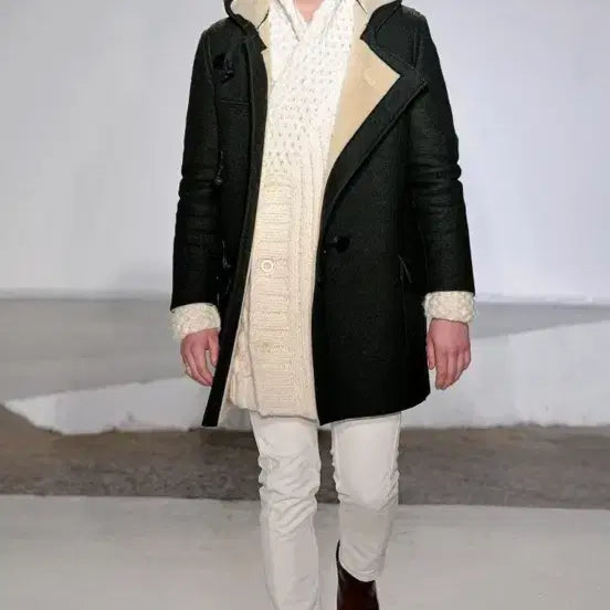 [BUNJANG] Maison Margiela Olive Duffle Coat / 메종 마르지엘라  올리브색상 더플코트