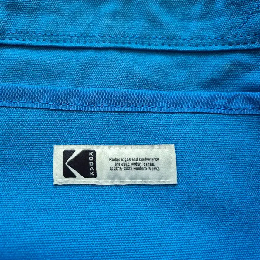 [BUNJANG] Kodak Blue Canvas Tote Bag / *코닥 Kodak 블루 캔버스 토트백*