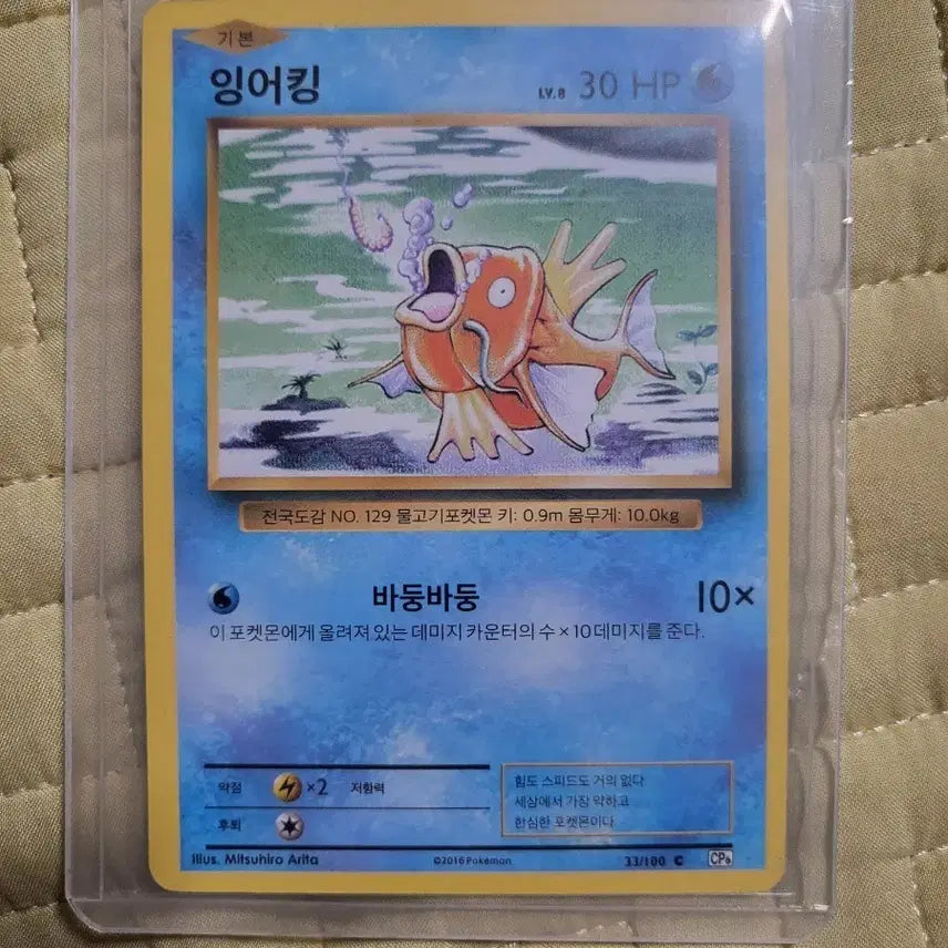 [BUNJANG] 2016 Magikarp Card / 2016 잉어킹 카드