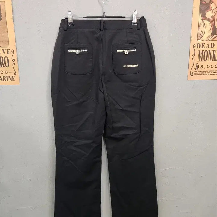 [BUNJANG] Burberry Black Cotton Trousers / 버버리 블랙 여성 바지