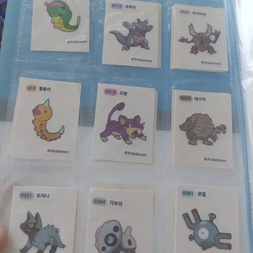[BUNJANG] Pokemon Sticker Set / 포켓몬 띠부실 세트