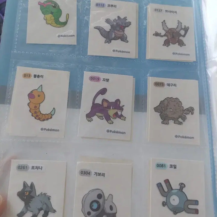 [BUNJANG] Pokemon Sticker Set / 포켓몬 띠부실 세트