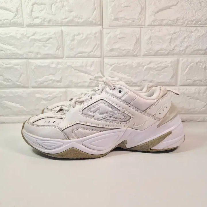 [BUNJANG] Nike M2K Tekno White Sneakers / 나이키 270 M2K 테크노 화이트 스니커즈 운동화(세탁완료)