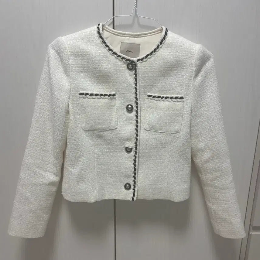 [BUNJANG] ROEM Tweed Jacket Ivory / 로엠 트위드 자켁 아이보리