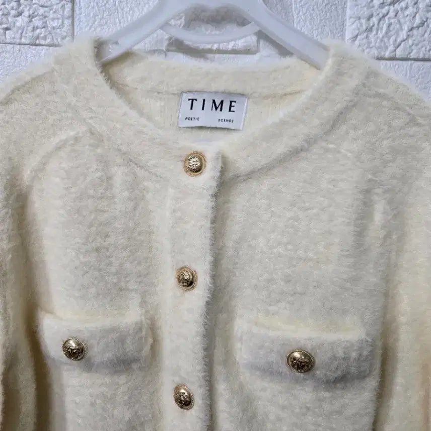 [BUNJANG] TIME Wool Cardigan Ivory / 타임 보들보들 가디건 상태굿