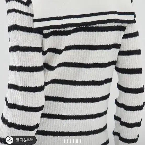 [BUNJANG] Mine Sailor Knit Top / 한섬 마인 MINE 세일러 니트 탑