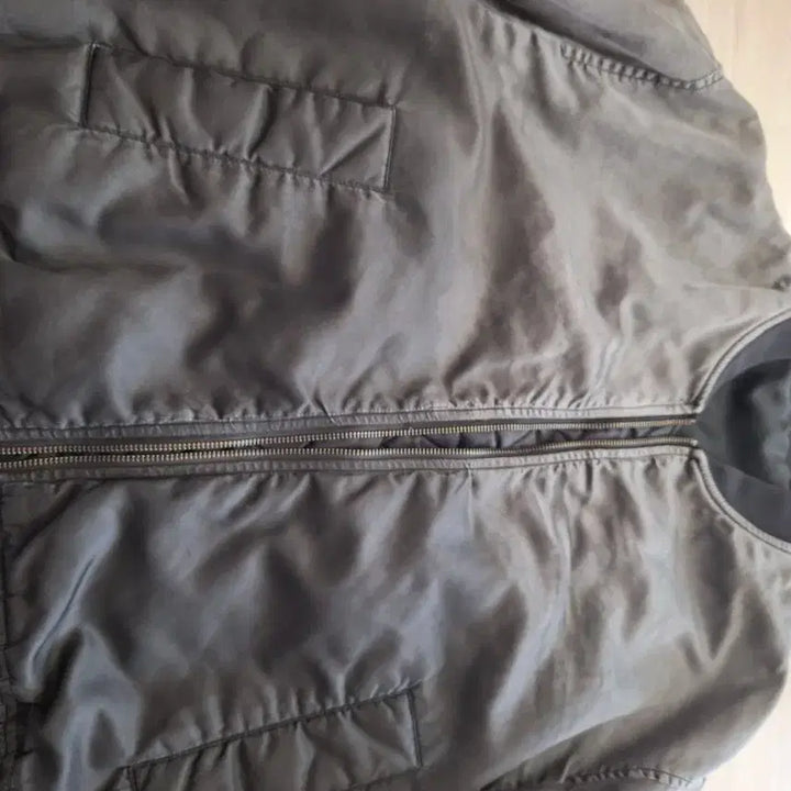 [BUNJANG] COOR Oversized Smudging MA-1 Washed Black Jacket / 쿠어 오버핏 스머징 ma1 워시드 블랙