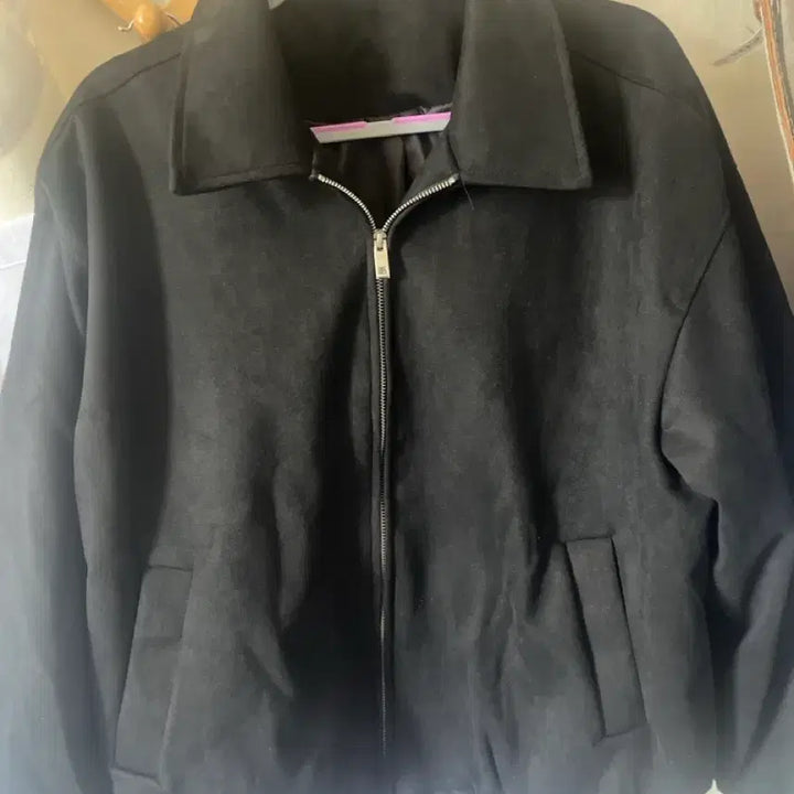 [BUNJANG] Standard Error Suede Blouson Black / 스탠다드에러 블루종 스웨이드 블랙 판매합니다.