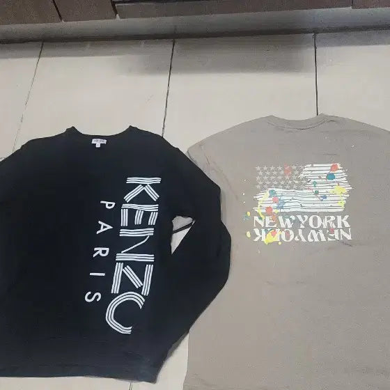 [BUNJANG] Kenzo Side Logo Sweatshirt - Size S / 겐조 사이드로고 맨투맨 S