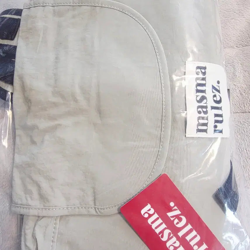 [BUNJANG] Masmarules String Flap Backpack Grey / 마스마룰즈 스트링 플랩 백팩 그레이 책가방