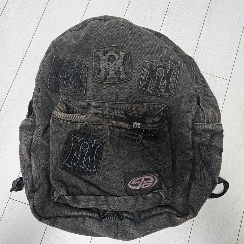 [BUNJANG] MPQ Washed Patch Backpack / MPQ 워시드 패치 백팩