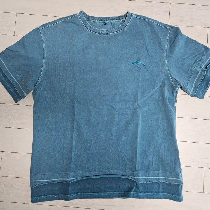 [BUNJANG] Ader Error Blue Washing T-Shirt / 아더에러 블루 워싱 반팔 티셔츠