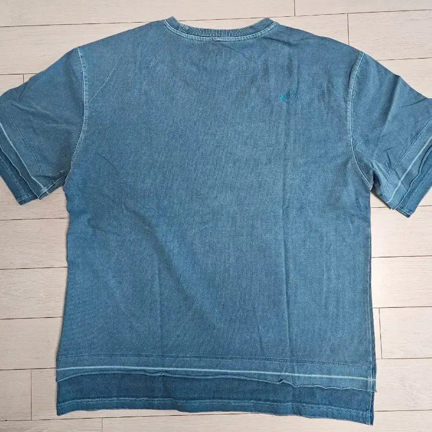 [BUNJANG] Ader Error Blue Washing T-Shirt / 아더에러 블루 워싱 반팔 티셔츠