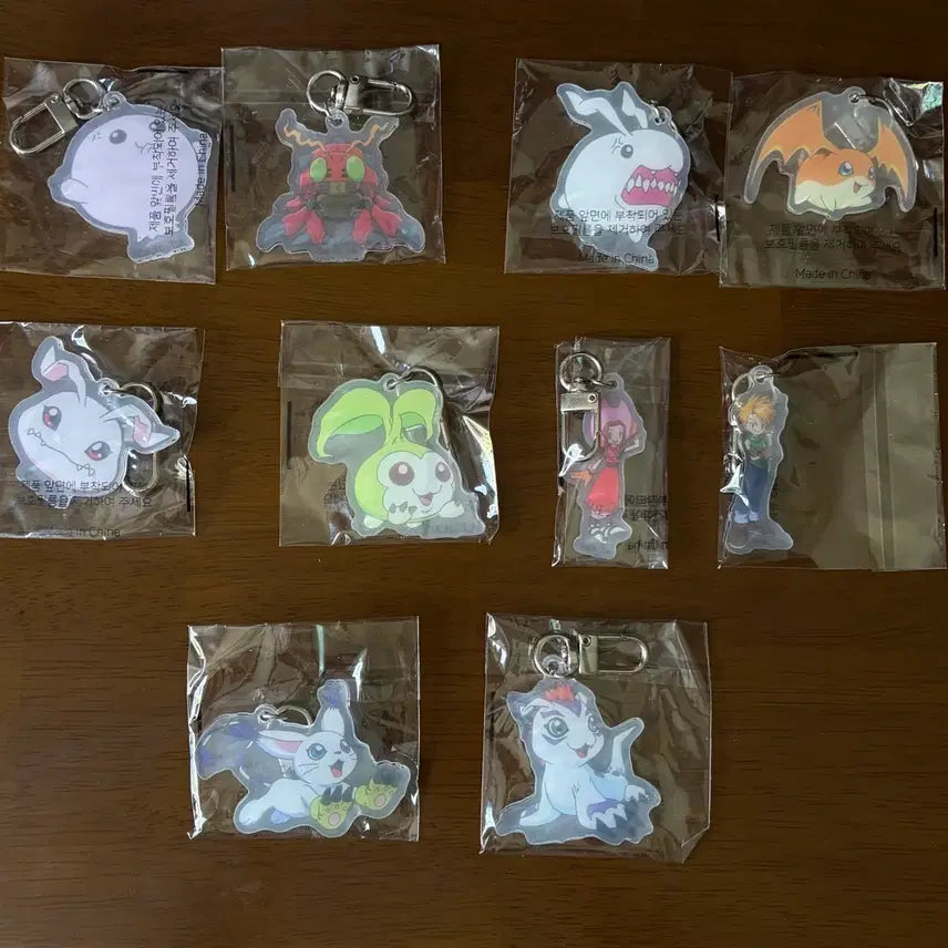 [BUNJANG] Digimon Acrylic Keychain / 디지몬 아크릴 키링