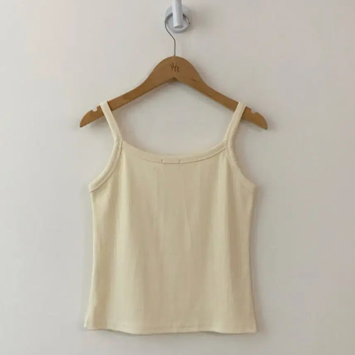 [BUNJANG] HERE YOU LABEL Ribbed Sleeveless Tank Top / [미개봉새상품]유리에 수플레 골지 나시