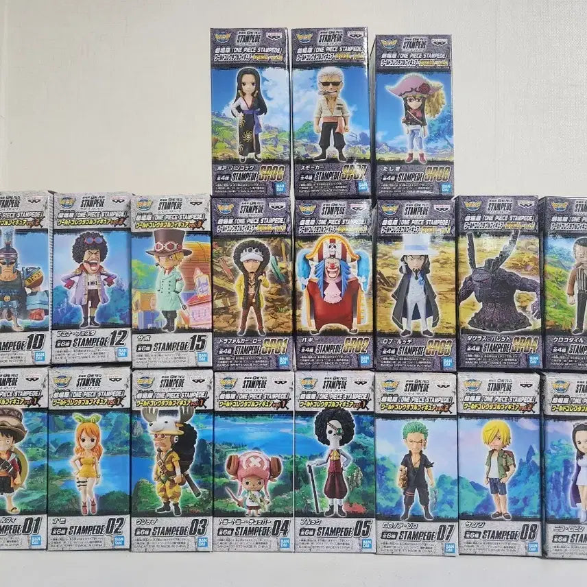 [BUNJANG] One Piece Stampede World Collectable Figure Set / 원피스 스탬피드 월콜 세트