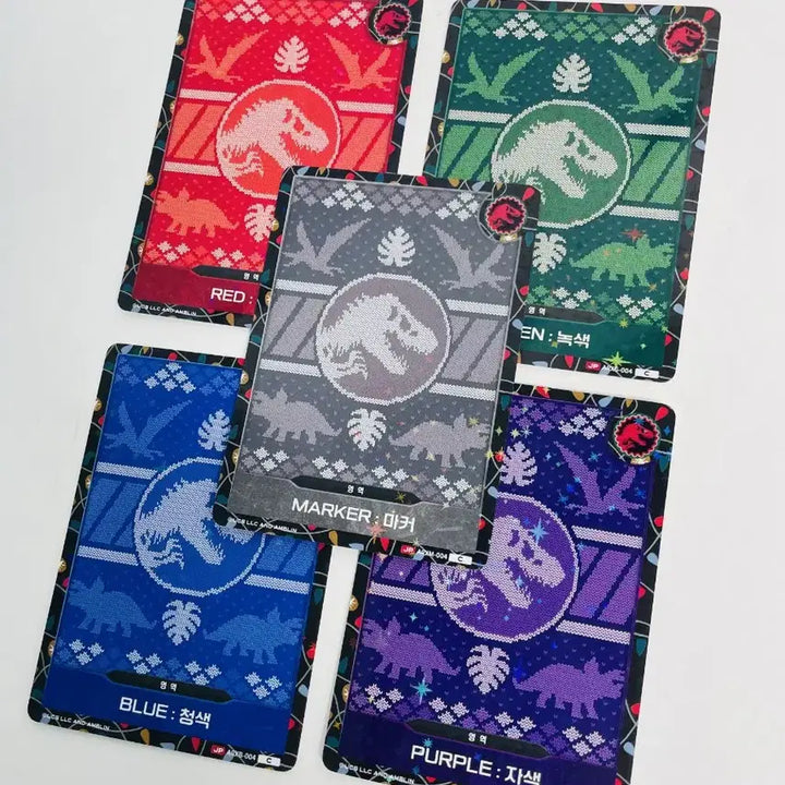 [BUNJANG] Jurassic Park Card Game Christmas Promotion Pack Sealed / 쥬라기공원 카드 게임 크리스마스 프로모션팩 미개봉