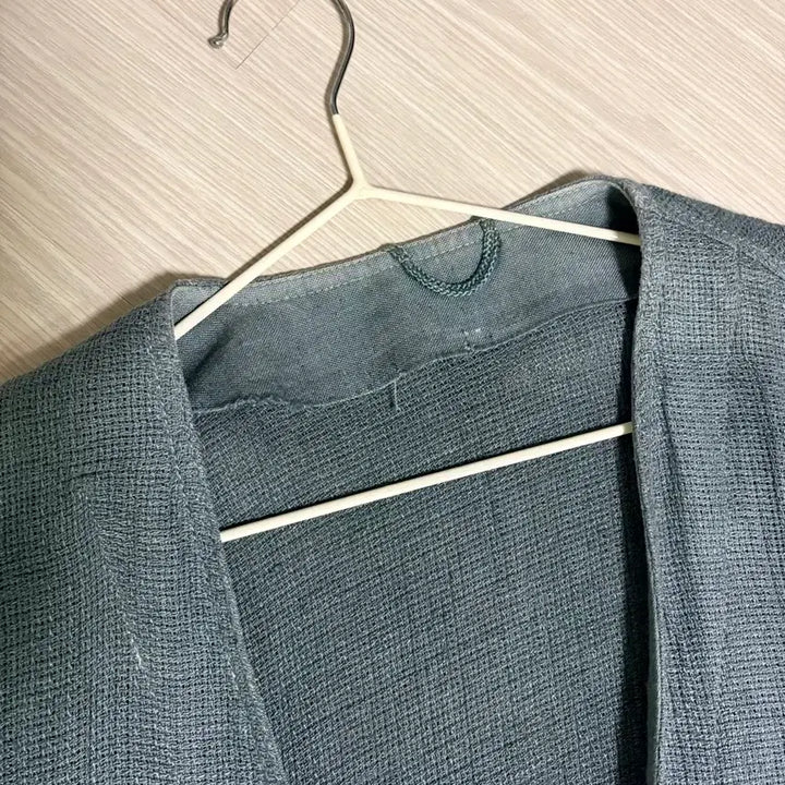 [SOLD OUT] 오버핏 먹색 린넨 자켓
