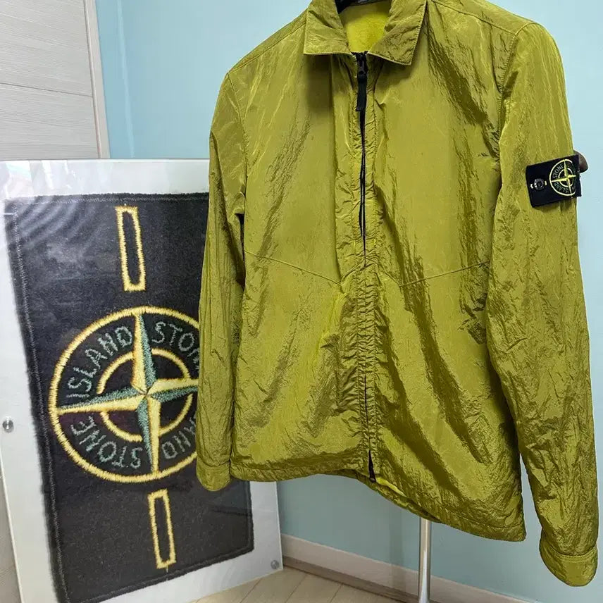 [BUNJANG] Stone Island Nylon Metal Jacket Yellow M / 스톤아일랜드 나일론 메탈 자켓 매장판M