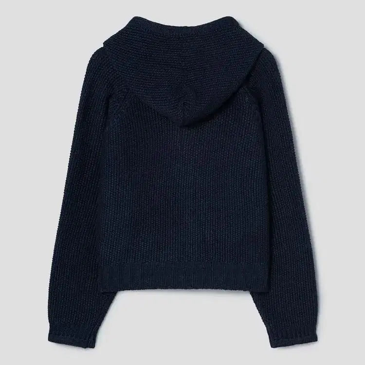 [BUNJANG] 8seconds Toggle Button Hooded Cardigan Navy / [새상품]에잇세컨즈 토글버튼 후드 카디건 네이비