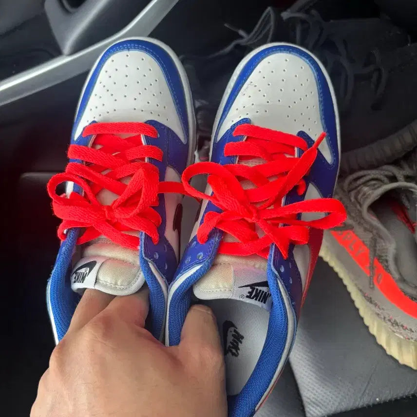 [BUNJANG] Nike Dunk White/Blue Sneakers / 정품 나이키 덩크 흰파