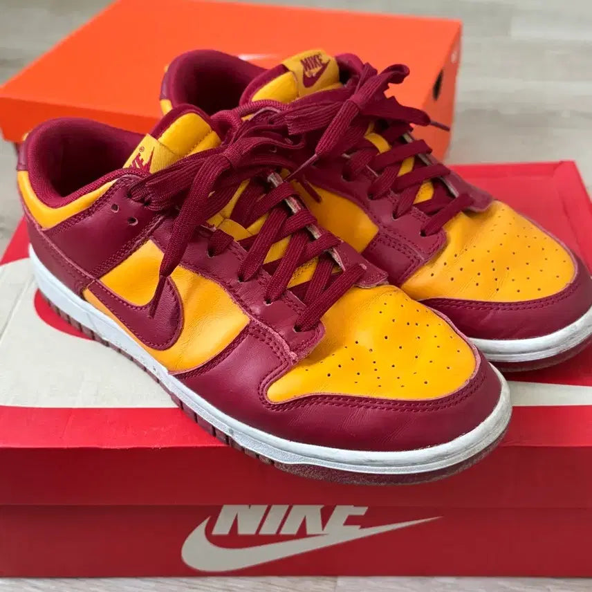 [BUNJANG] Nike Dunk Low Retro Championship Gold / 나이키 덩크로우 레트로 챔피언쉽 골드 260