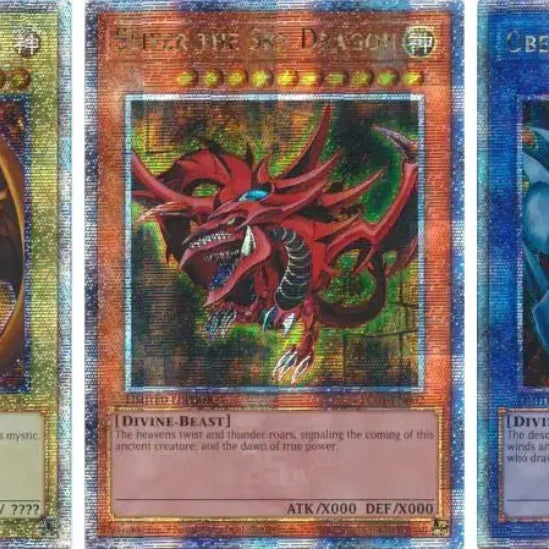 [BUNJANG] Yu-Gi-Oh! 25th Anniversary Limited Edition Quarter Secret Rare Obelisk, Slifer, Ra Sealed Pack / 유희왕 영판 25주년 한정판 쿼터시크릿 레어 삼환신 미개봉팩