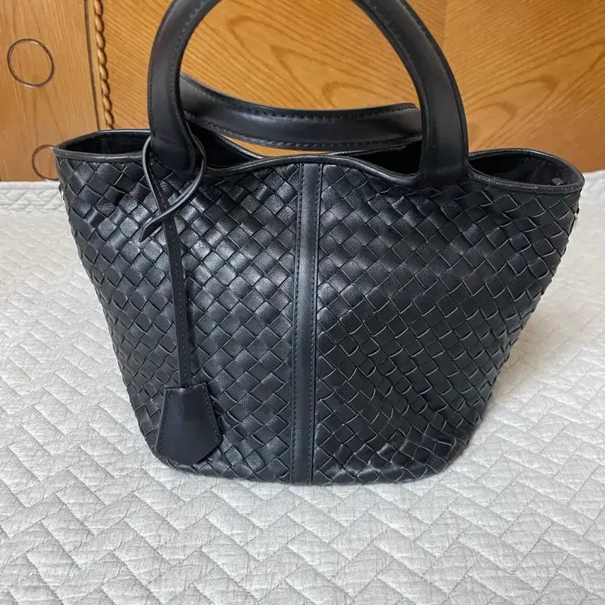 [BUNJANG] Anne Klein Black Tote Bag / 앤클라인 블랙 토트백