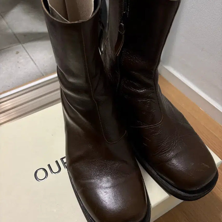 [BUNJANG] Our Legacy Camion Boots Olive Leather / 아워레가시 카미온 부츠 올리브 레더 43