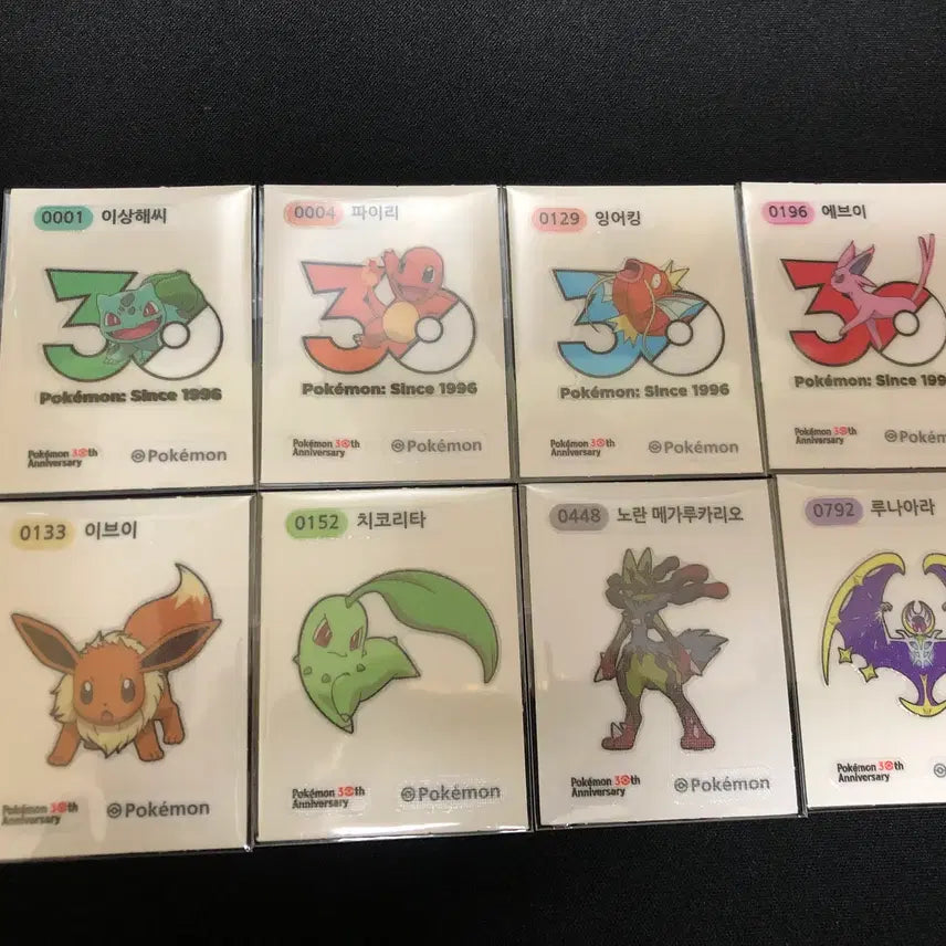 [BUNJANG] Pokemon 30th Anniversary Stickers Bundle Set / 포켓몬 30주년 띠부씰 시즌5 일괄 판매