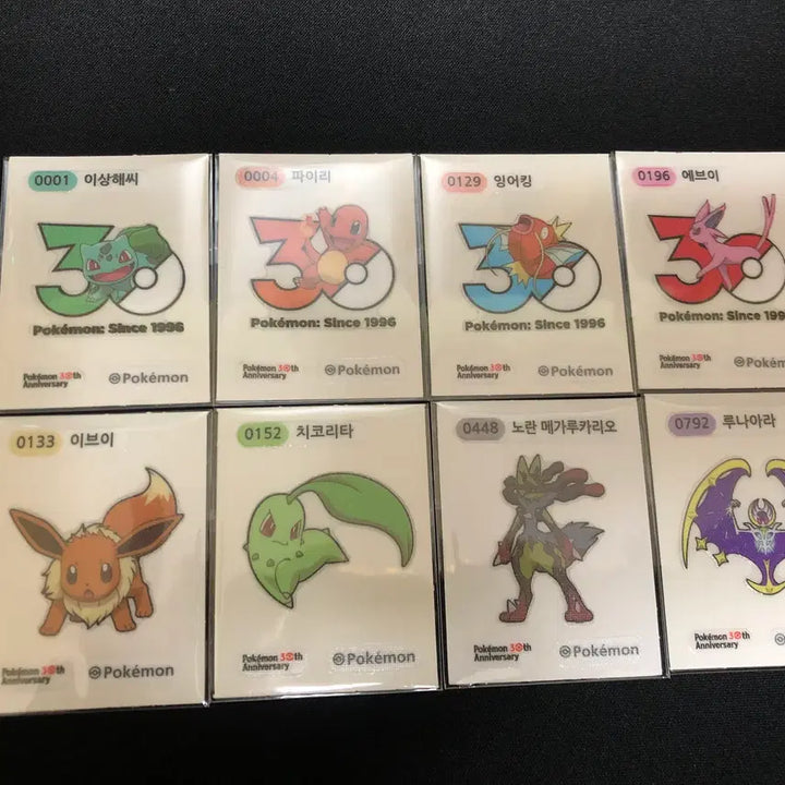 [BUNJANG] Pokemon 30th Anniversary Stickers Bundle Set / 포켓몬 30주년 띠부씰 시즌5 일괄 판매