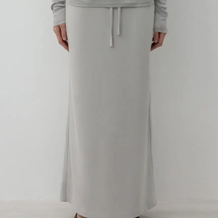 [SOLD OUT] 새상품 lfm 스커트 Drawstring Maxi Skirt Sage