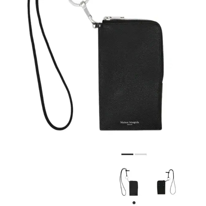 [BUNJANG] Maison Margiela iPhone Holder Black Leather / 메종 마르지엘라 아이폰 홀더 블랙
