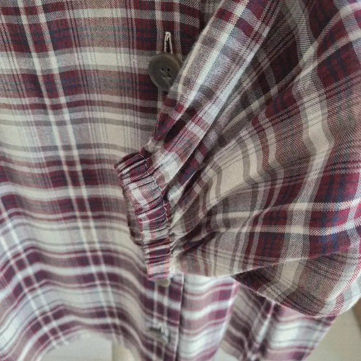 [BUNJANG] Mixo Check Blouse / 미쏘 체크블라우스