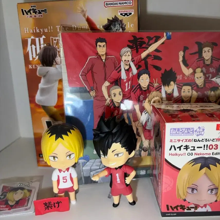 [BUNJANG] Kuroo Kenma Nendoroid &amp; Acrylic Keychain Bundle Set / 켄마 쿠로오 굿즈 일괄
