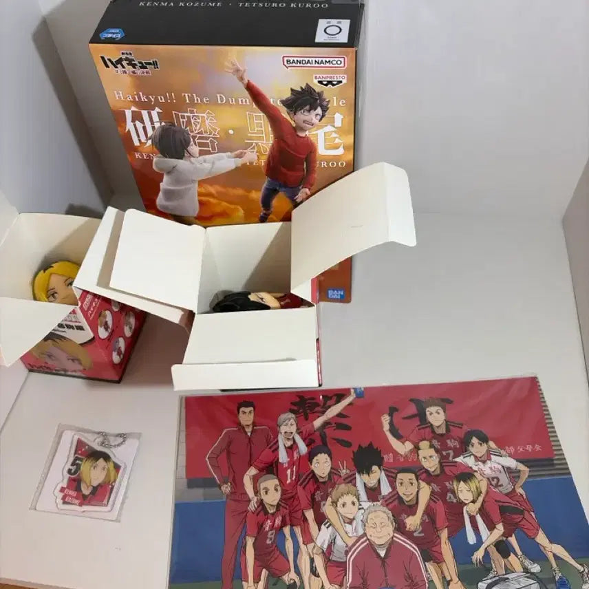 [BUNJANG] Kuroo Kenma Nendoroid &amp; Acrylic Keychain Bundle Set / 켄마 쿠로오 굿즈 일괄